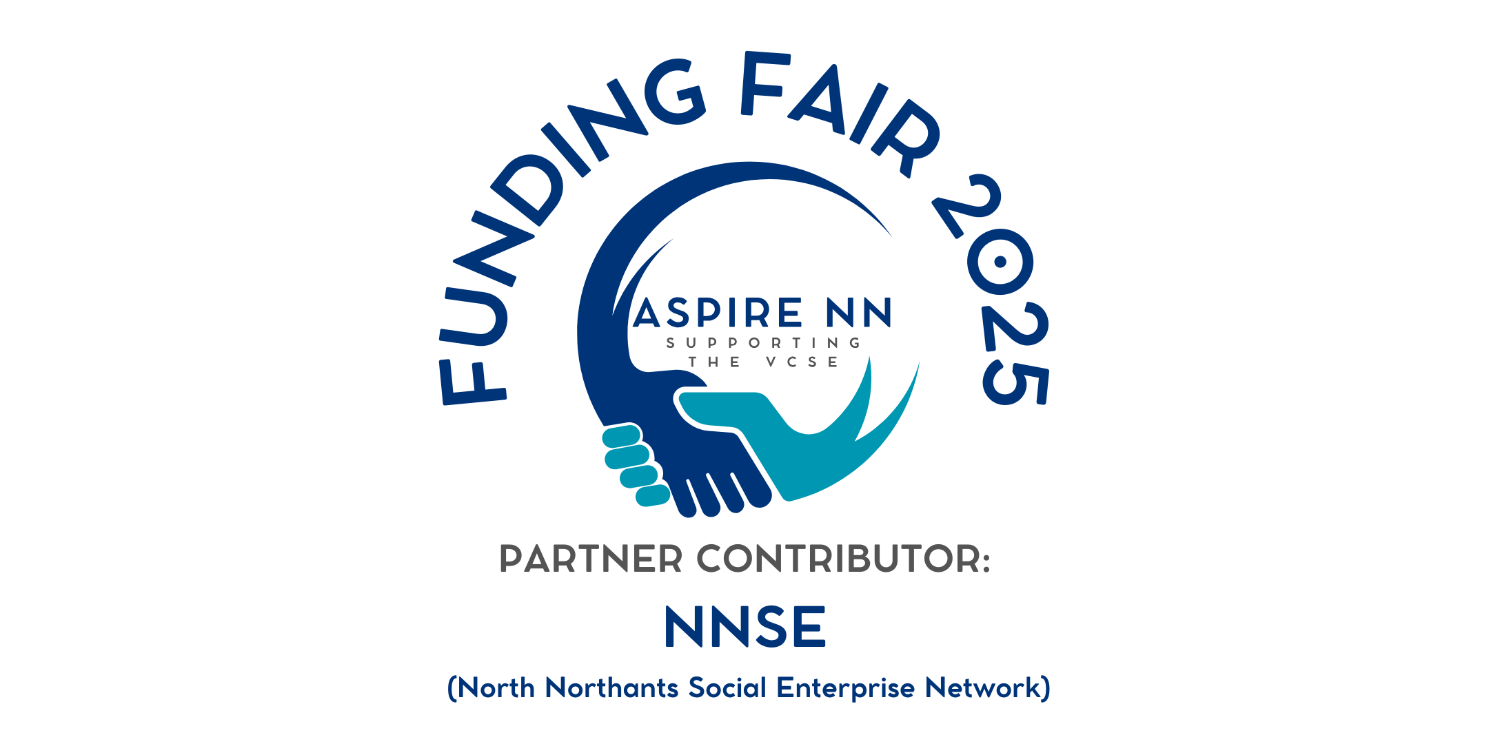 funding fair logo with aspire nn hands design